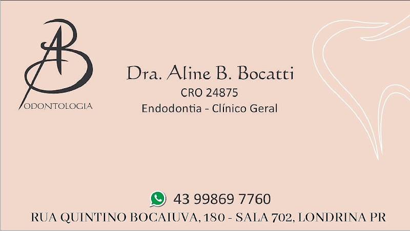 Foto 2 de Cirurgiã-Dentista Dra. Aline B Bocatti Endodontista