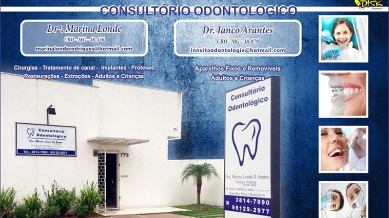 Foto 3 de Clínica Odontologia Integrada - Dra. Marina Londe - Dr. Ianco Arantes - Dra. Eulália Londe