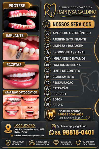 Foto 2 de Cliníca Odontológica Raphysa Galdino| Dentista Teresina