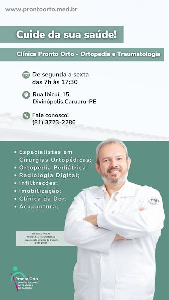 Foto 3 de Clínica Pronto Orto - Pronto Socorro de Fraturas de Caruaru