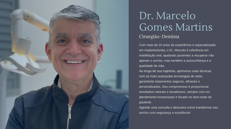 Foto 2 de Consultório Dr. Marcelo Gomes Martins - Implantes Dentários e Aparelhos Ortodônticos