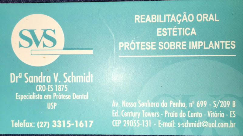 Foto 2 de Consultório Odontológico Dra Sandra Schmidt- SVS REABILITAÇÃO ORAL
