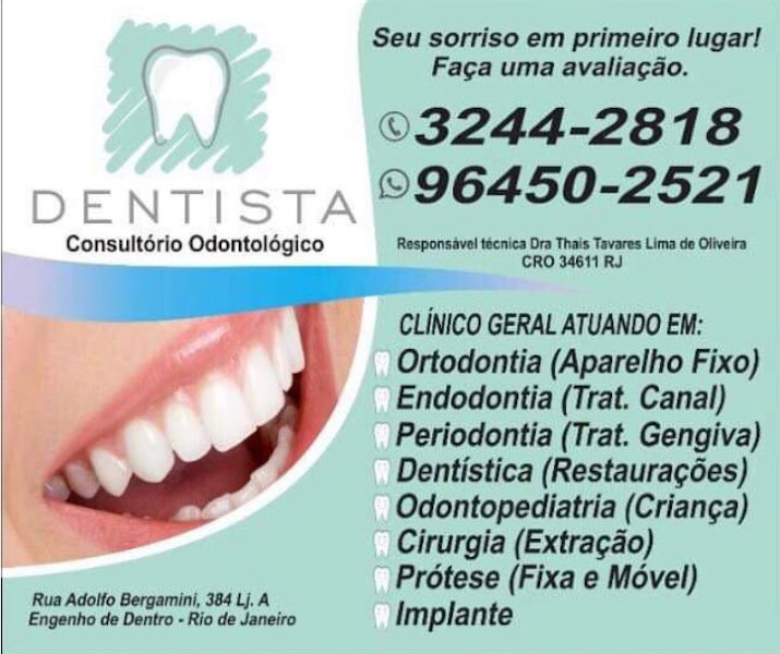 Foto 3 de Consultório Odontológico Dra Thais Lima Ortodontia