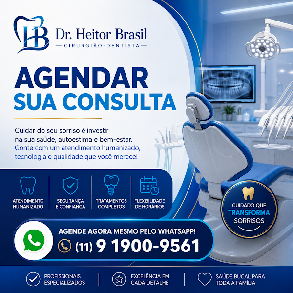 Foto 3 de DENTISTA 24 HORAS - MOGI DAS CRUZES - DR. HEITOR BRASIL