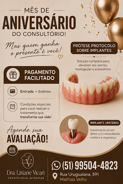 Foto 2 de Dentista - Consultório Dra. Lisiane Vicari / Mathias Velho Canoas
