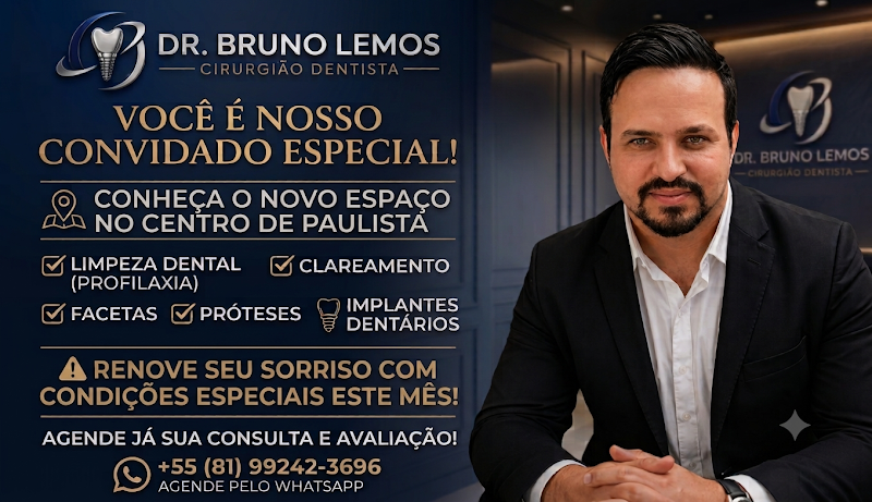 Foto 2 de Dr Bruno Lemos - Clínica Odontologica