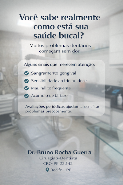 Foto 3 de Dr. Bruno Rocha Guerra - Cirurgião Dentista