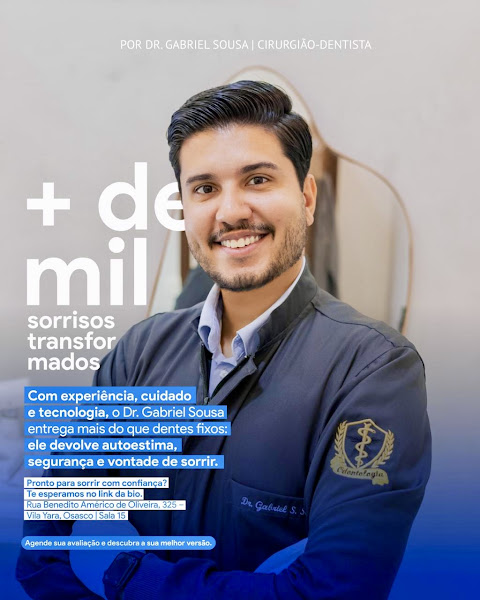Foto 2 de Dr. Gabriel Sousa - Cirurgião Dentista