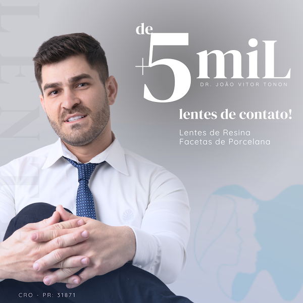 Foto 2 de Dr João Vitor Tonon - Harmonização Orofacial - Facetas e Lentes dentárias
