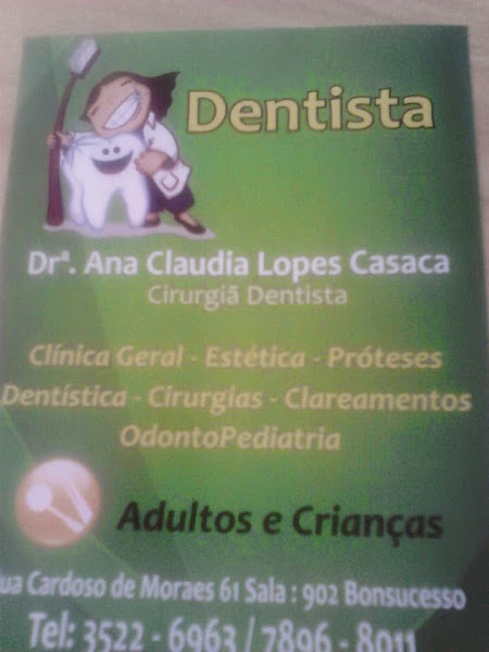 Foto 3 de Dra. Ana Cláudia Lopes Casaca
