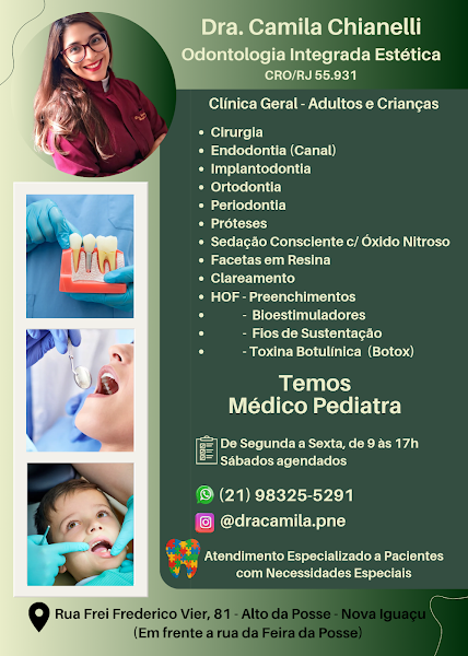Foto 2 de Dra Camila Chianelli Odontologia PNE