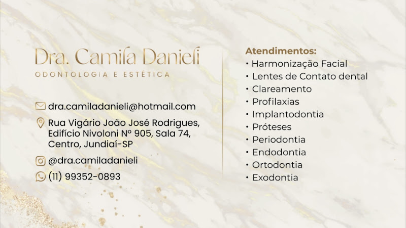 Foto 2 de Dra. Camila Danieli - Odontologia | CROSP119024