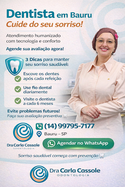 Foto 3 de Dra. Carla Cassole - Dentista em Bauru