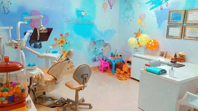 Foto 2 de Dra Caroline Amorim-Odontopediatria e Ortopedia Funcional em Cuiabá-Dentista infantil-Aparelho infantil-Aparelho de criança