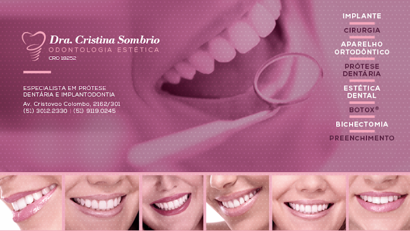 Foto 2 de Dra. Cristina Sombrio - Dentista