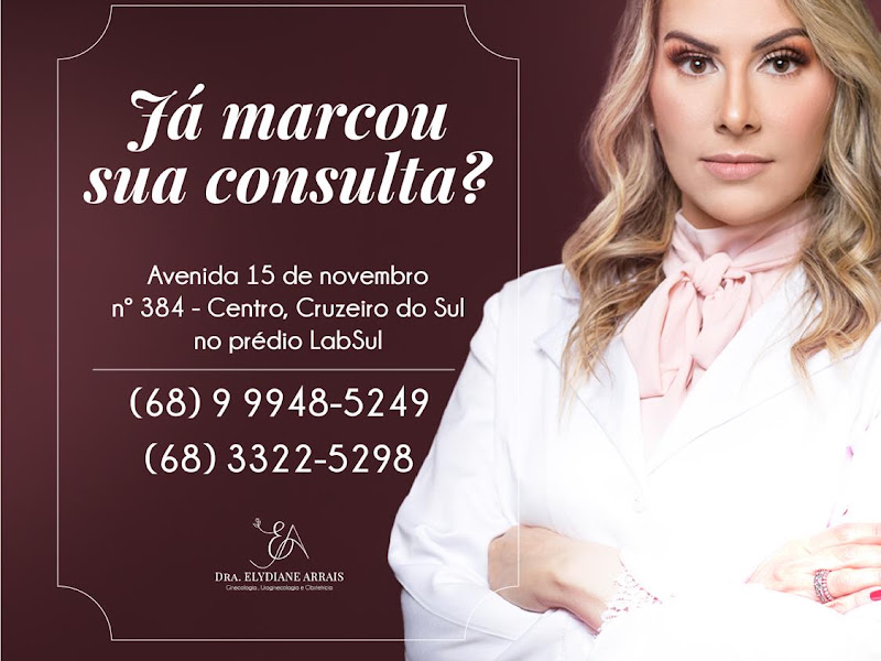 Foto 3 de Dra. Eliz Stephany Saúde da família e Endocrinologia- Cruzeiro do Sul.