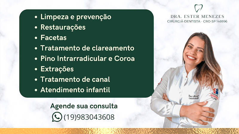 Foto de Dra Ester Menezes - CRO/SP 146996