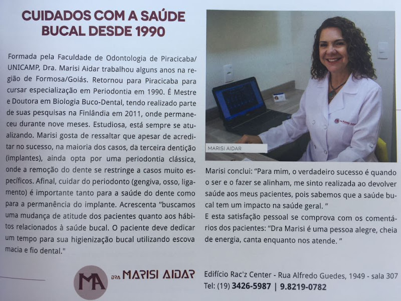 Foto de Dra Marisi Aidar Consultório Odontológico
