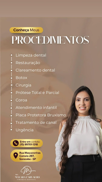 Foto 2 de Dra. Mayara Carvalho Odontologia Geral e Estética