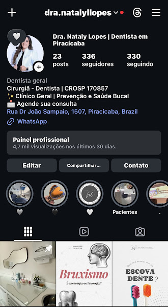 Foto 3 de Dra Nataly Lopes | Dentista em Piracicaba