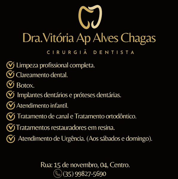 Foto 3 de Dra.Vitória Ap.Alves Chagas - Dentista