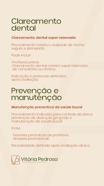 Foto 3 de Dra. Vitória Pedrosa | Odontologia & Estética