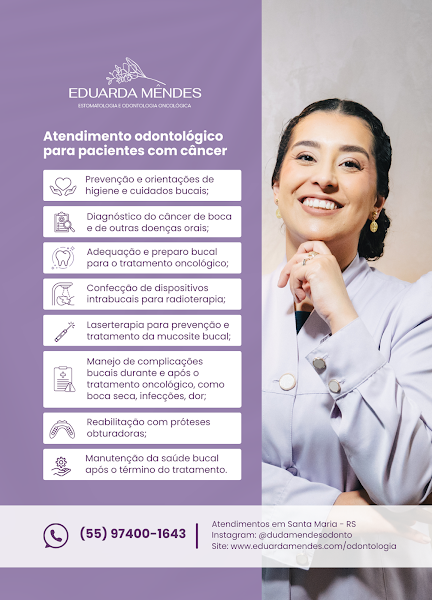 Foto 2 de Eduarda Mendes Dentista Oncológica