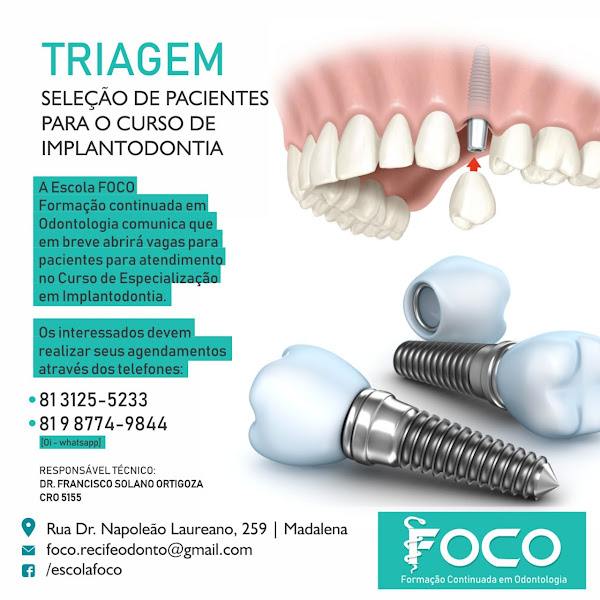 Foto de FOCO -FORMAÇÃO CONTINUADA EM ODONTOLOGIA